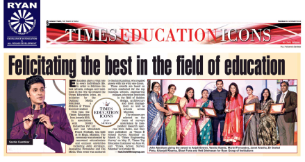 Times Education Icon Awards - Ryan International School, Nerul